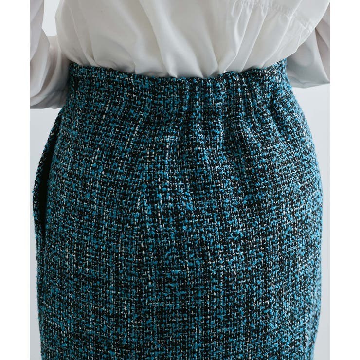 【洗える】ラメツイード&千鳥柄ミニスカート | VIS  | 詳細画像22 