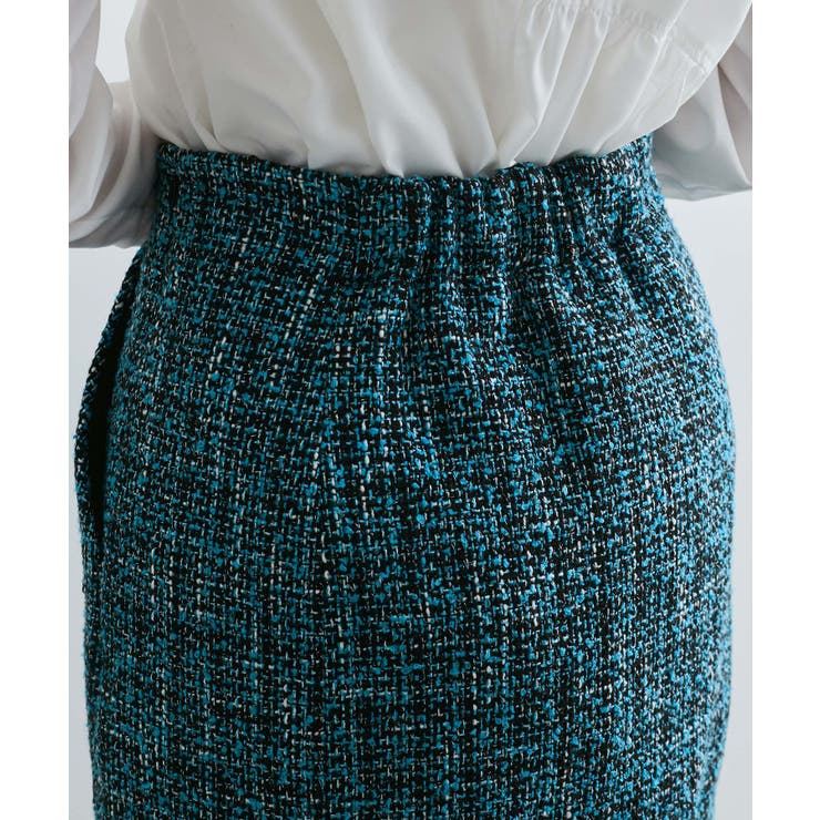 【洗える】ラメツイード&千鳥柄ミニスカート | VIS  | 詳細画像33 
