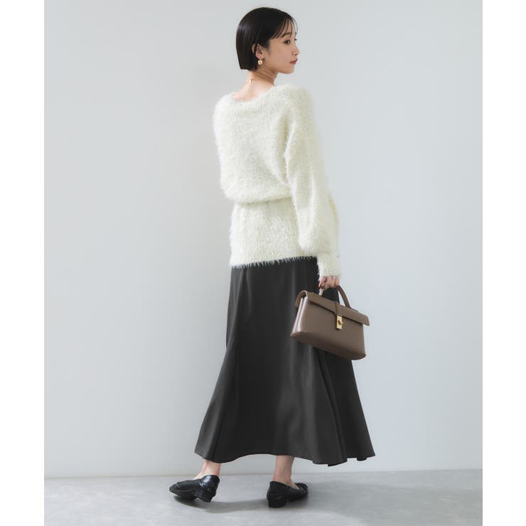 フィブリルサテン＆レースアソートマーメイドスカート | VIS  | 詳細画像13 