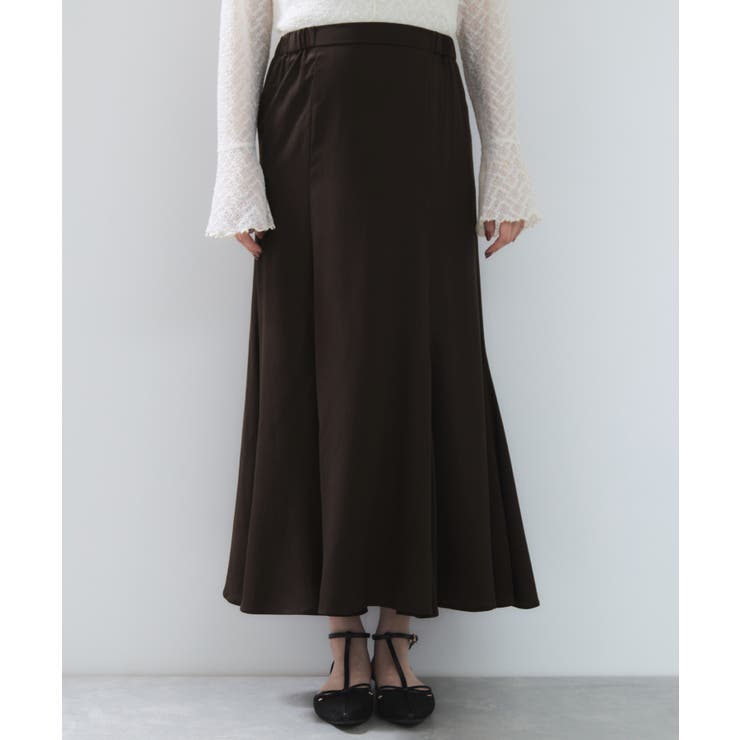 フィブリルサテン＆レースアソートマーメイドスカート | VIS  | 詳細画像17 