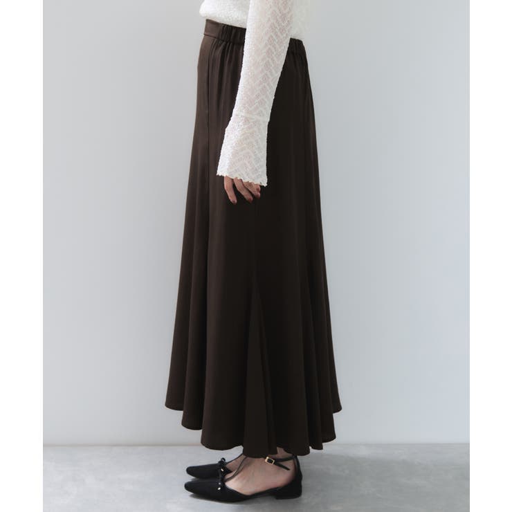 フィブリルサテン＆レースアソートマーメイドスカート | VIS  | 詳細画像18 