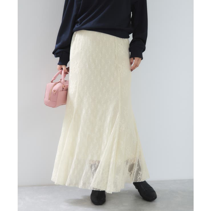 キナリ(16) | フィブリルサテン＆レースアソートマーメイドスカート | VIS 