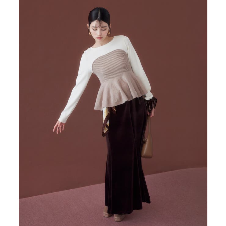 ベロアナロースカート | VIS  | 詳細画像12 