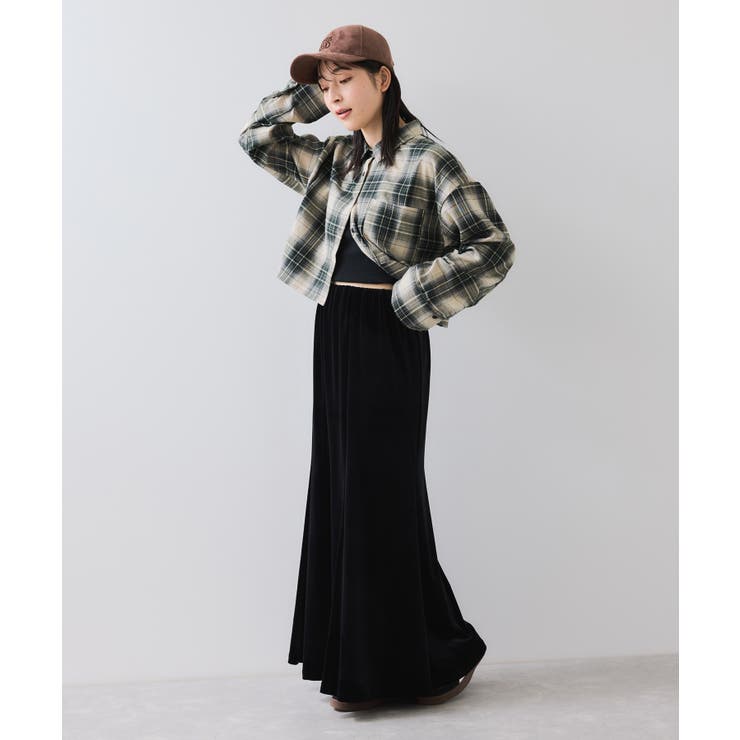 ベロアナロースカート | VIS  | 詳細画像17 