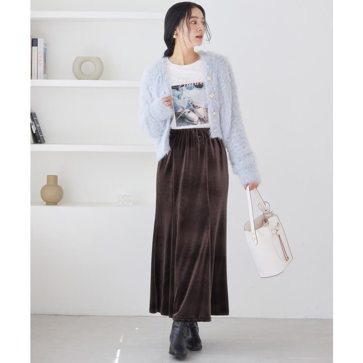 ベロアナロースカート | VIS  | 詳細画像7 