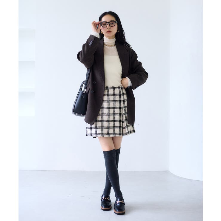 ロービングチェックミニスカート | VIS  | 詳細画像8 