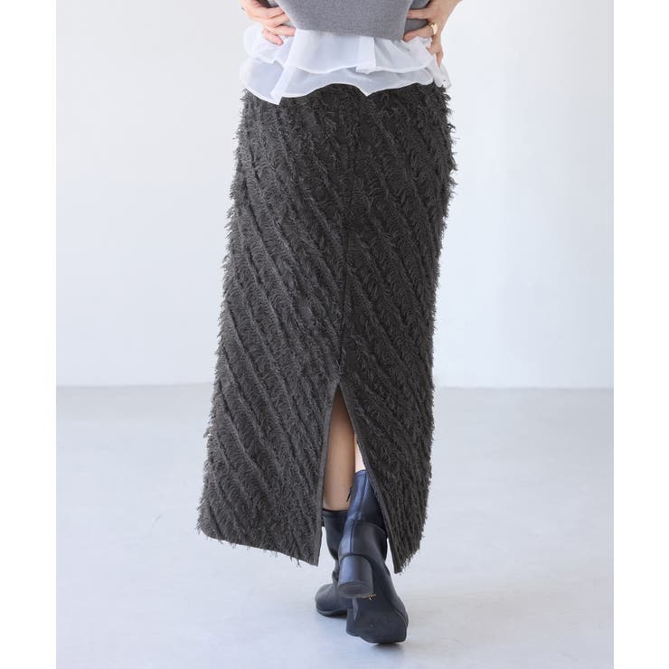 フリンジニットナロースカート | VIS  | 詳細画像10 