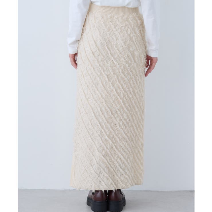 フリンジニットナロースカート | VIS  | 詳細画像13 