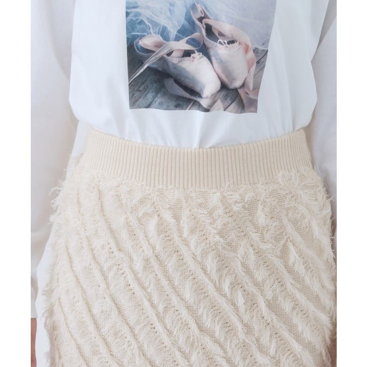 フリンジニットナロースカート | VIS  | 詳細画像14 