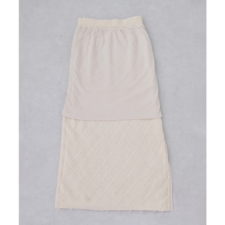 フリンジニットナロースカート | VIS  | 詳細画像17 