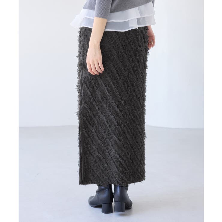 フリンジニットナロースカート | VIS  | 詳細画像8 