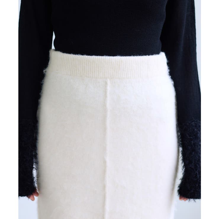 チェックアソートシャギーニットスカート/セットアップ対応 | VIS  | 詳細画像23 