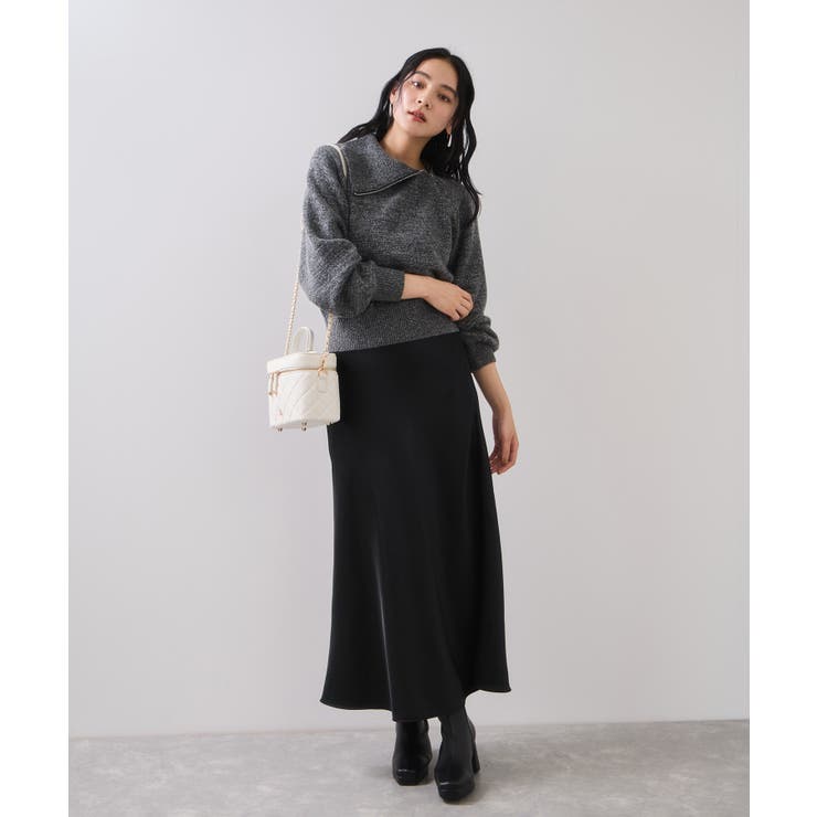 シャイニーナローフレアスカート | VIS  | 詳細画像10 