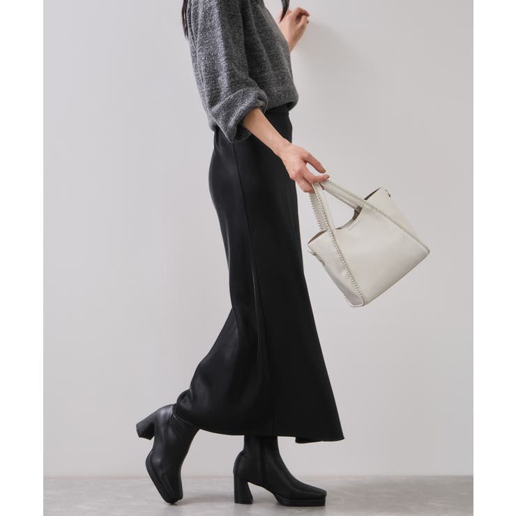 シャイニーナローフレアスカート | VIS  | 詳細画像13 