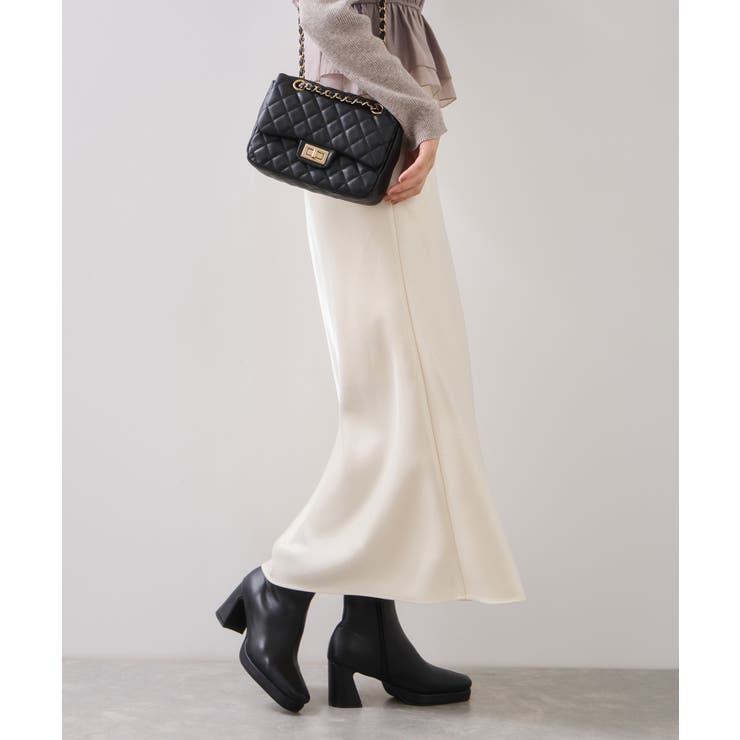 シャイニーナローフレアスカート | VIS  | 詳細画像5 