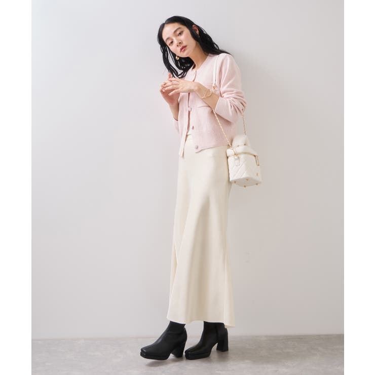 シャイニーナローフレアスカート | VIS  | 詳細画像6 