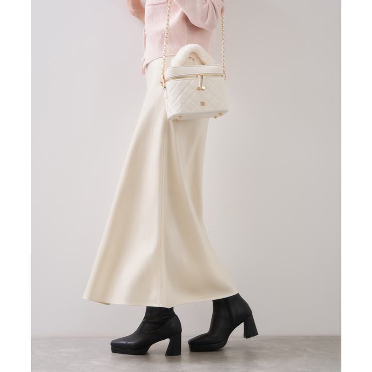 シャイニーナローフレアスカート | VIS  | 詳細画像9 