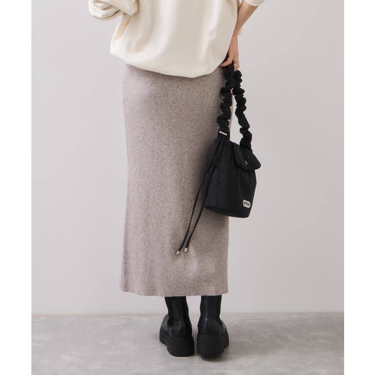 リブニットスカート/セットアップ対応 | VIS  | 詳細画像12 