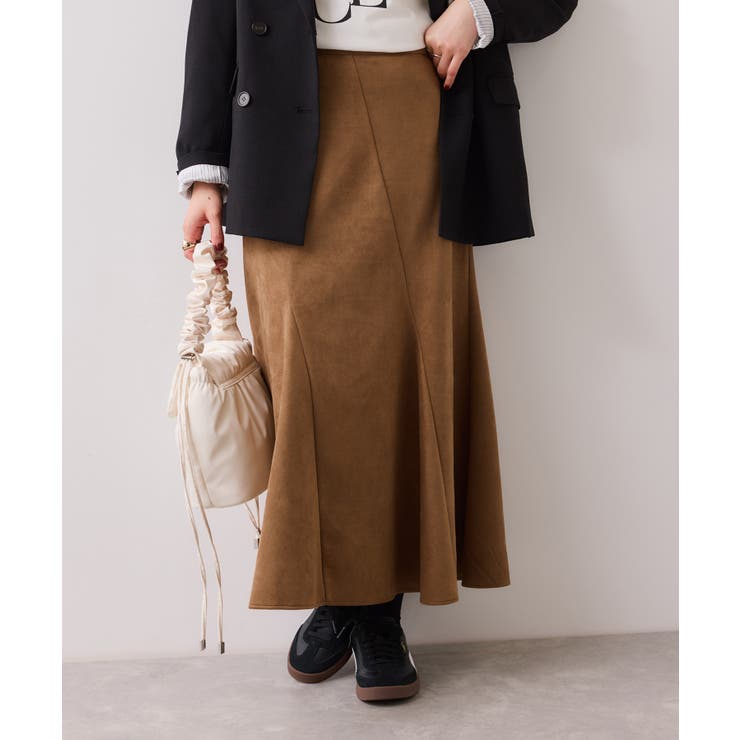 エスカルゴ切替スエードライクスカート | VIS  | 詳細画像10 