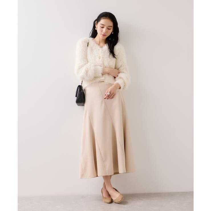 エスカルゴ切替スエードライクスカート | VIS  | 詳細画像13 