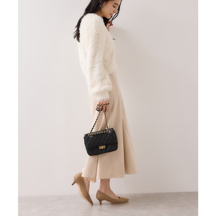 エスカルゴ切替スエードライクスカート | VIS  | 詳細画像14 