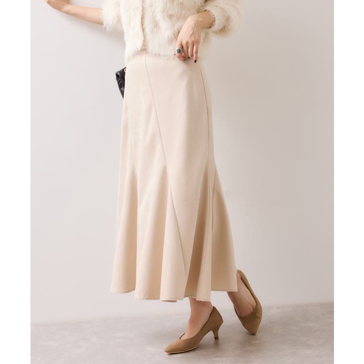 エスカルゴ切替スエードライクスカート | VIS  | 詳細画像16 