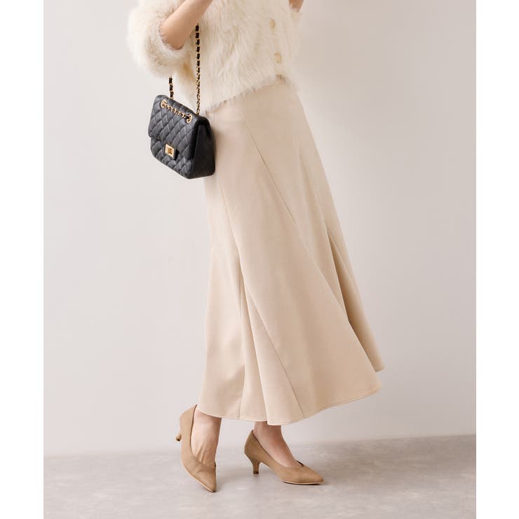 エスカルゴ切替スエードライクスカート | VIS  | 詳細画像17 