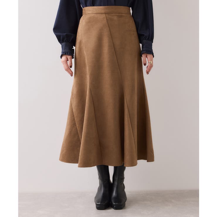 エスカルゴ切替スエードライクスカート | VIS  | 詳細画像19 