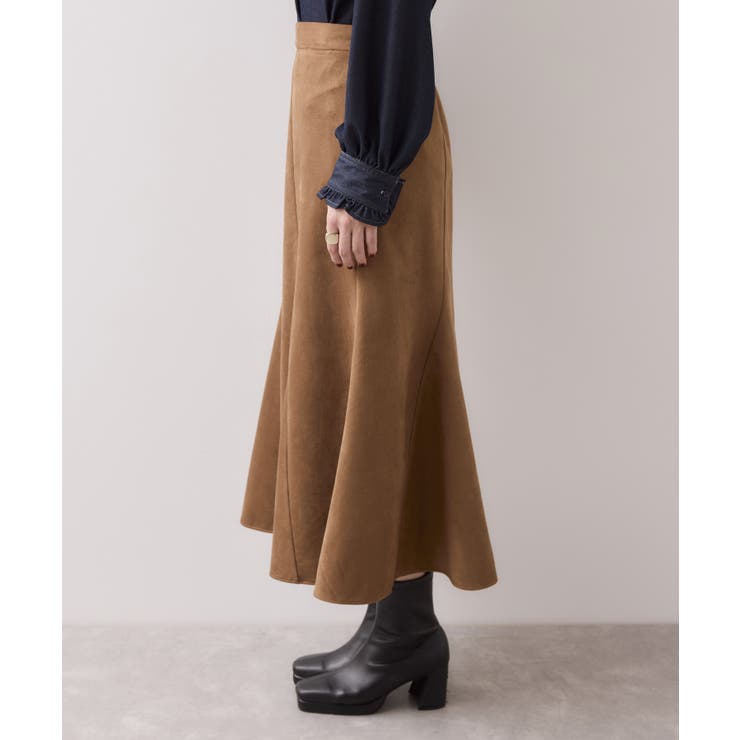 エスカルゴ切替スエードライクスカート | VIS  | 詳細画像20 