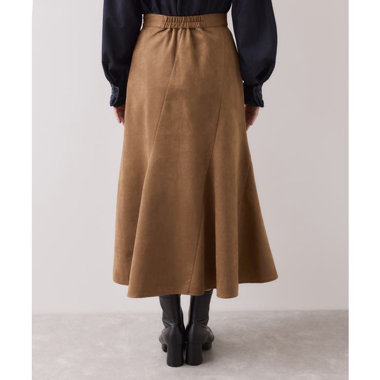 エスカルゴ切替スエードライクスカート | VIS  | 詳細画像21 
