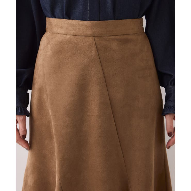 エスカルゴ切替スエードライクスカート | VIS  | 詳細画像22 