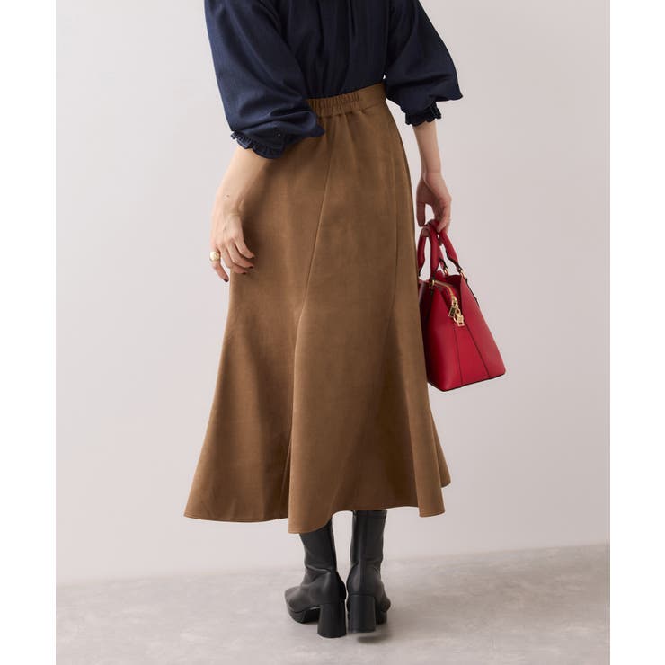 エスカルゴ切替スエードライクスカート | VIS  | 詳細画像6 