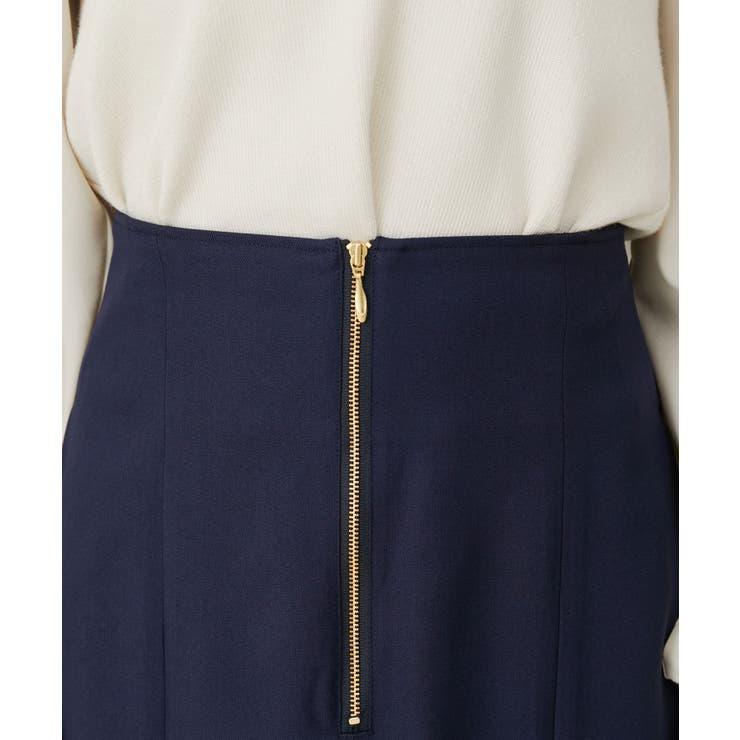 【防シワ・洗える】ファスナーIラインスカート | VIS  | 詳細画像14 