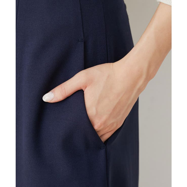 【防シワ・洗える】ファスナーIラインスカート | VIS  | 詳細画像15 