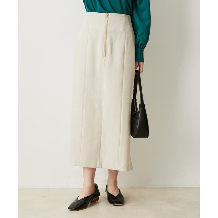 【防シワ・洗える】ファスナーIラインスカート | VIS  | 詳細画像6 