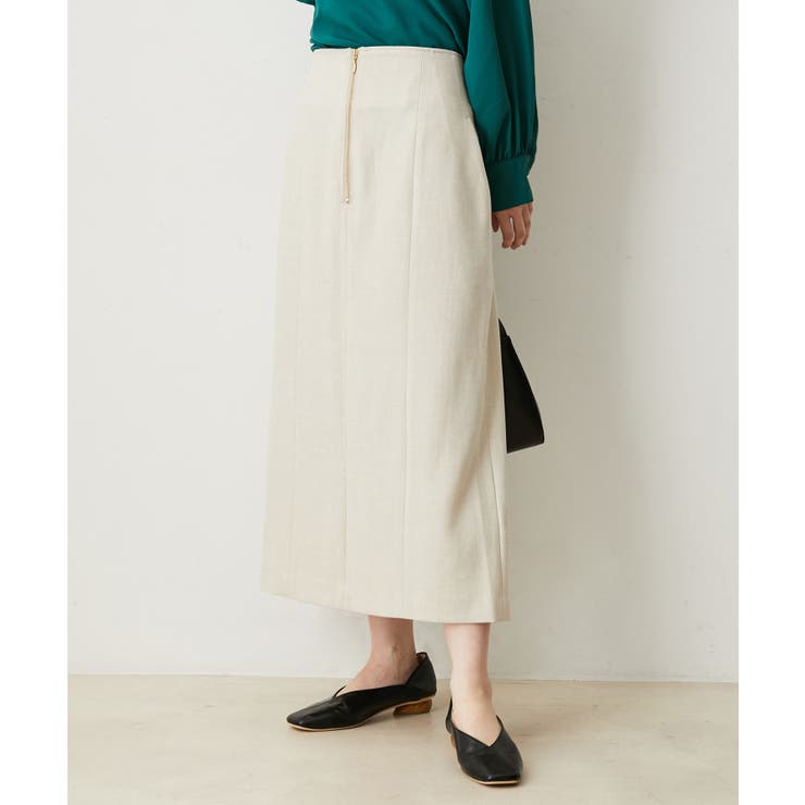 【防シワ・洗える】ファスナーIラインスカート | VIS  | 詳細画像7 