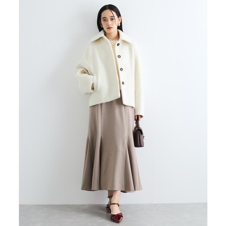 【新色追加】【美easy】ウーリッシュバックレースアップマーメイドスカート【洗え… | VIS  | 詳細画像16 