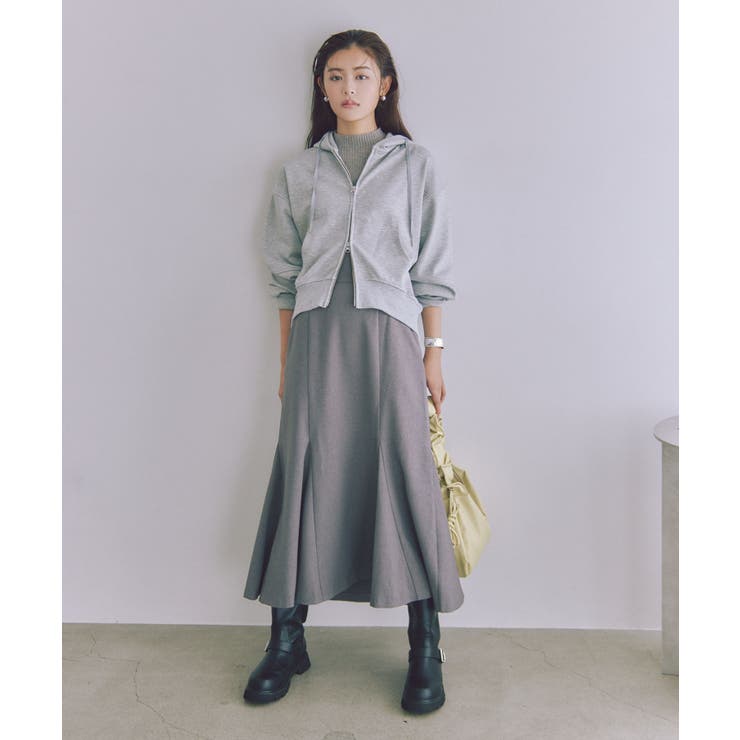 【新色追加】【美easy】ウーリッシュバックレースアップマーメイドスカート【洗え… | VIS  | 詳細画像2 