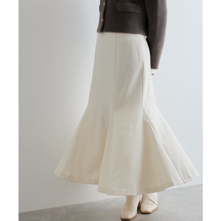 【新色追加】【美easy】ウーリッシュバックレースアップマーメイドスカート【洗え… | VIS  | 詳細画像23 