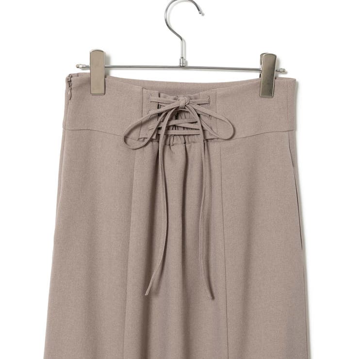 【新色追加】【美easy】ウーリッシュバックレースアップマーメイドスカート【洗え… | VIS  | 詳細画像36 