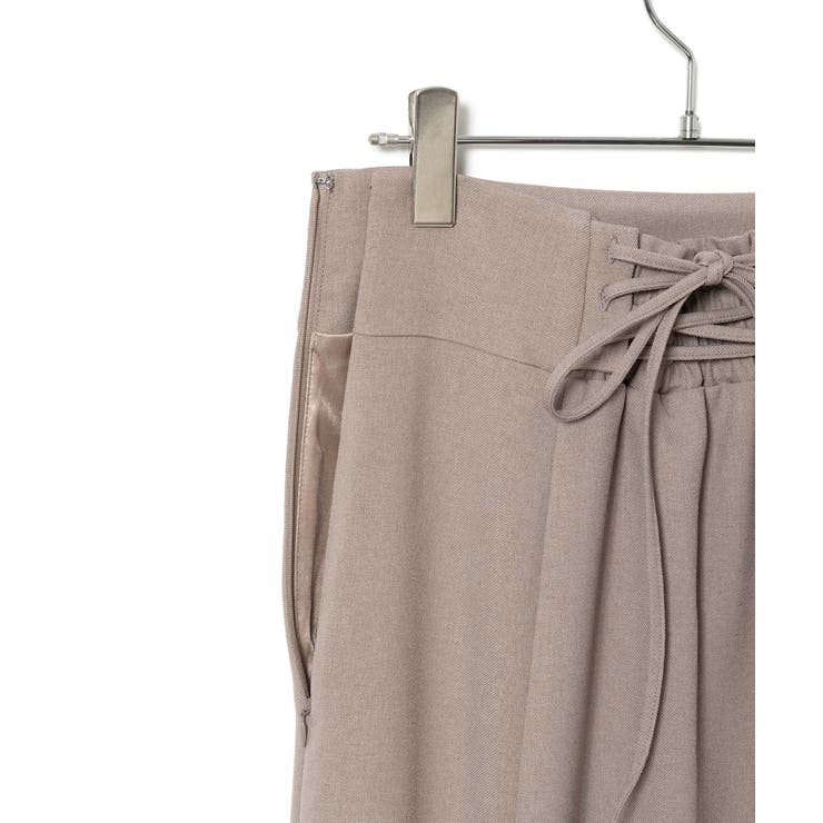 【新色追加】【美easy】ウーリッシュバックレースアップマーメイドスカート【洗え… | VIS  | 詳細画像37 