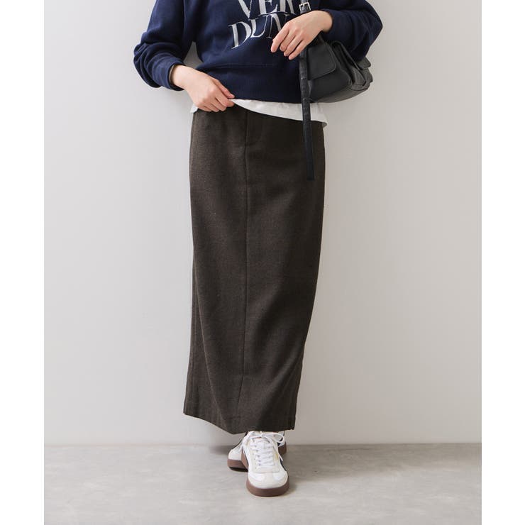 へリンボーンIラインロングスカート/セットアップ対応 | VIS  | 詳細画像1 