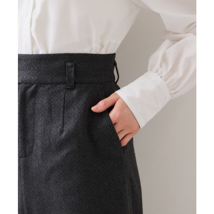 へリンボーンIラインロングスカート/セットアップ対応 | VIS  | 詳細画像20 