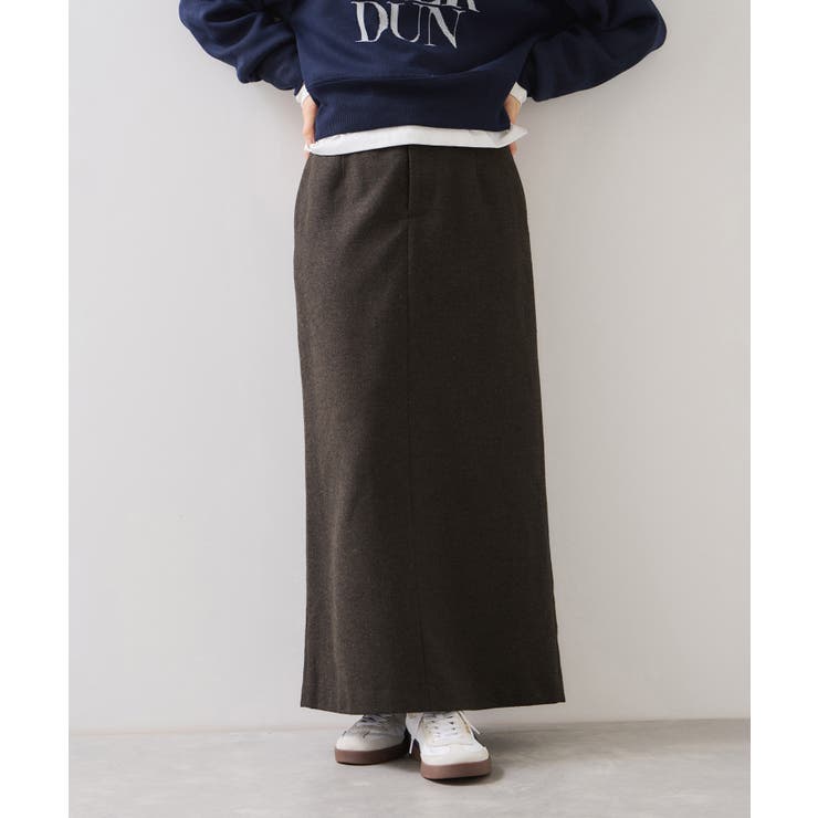 へリンボーンIラインロングスカート/セットアップ対応 | VIS  | 詳細画像7 