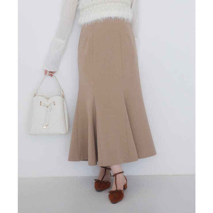 美easyウーリッシュマーメイドスカート/セットアップ対応・イージーケア | VIS  | 詳細画像1 