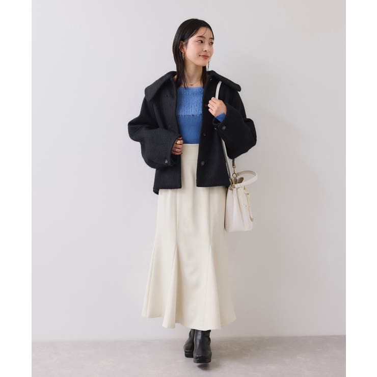 美easyウーリッシュマーメイドスカート/セットアップ対応・イージーケア | VIS  | 詳細画像10 