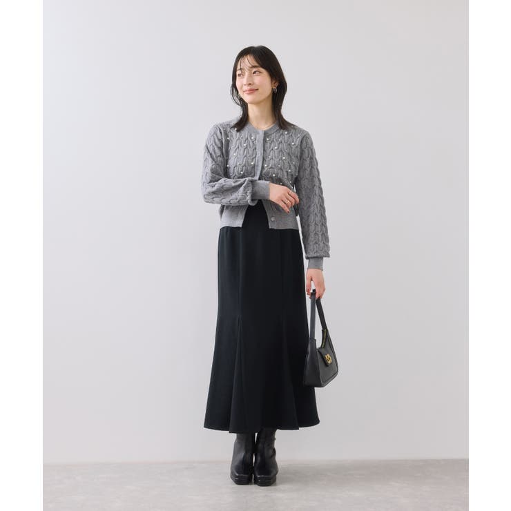 美easyウーリッシュマーメイドスカート/セットアップ対応・イージーケア | VIS  | 詳細画像11 