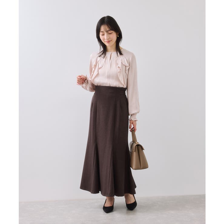 美easyウーリッシュマーメイドスカート/セットアップ対応・イージーケア | VIS  | 詳細画像19 