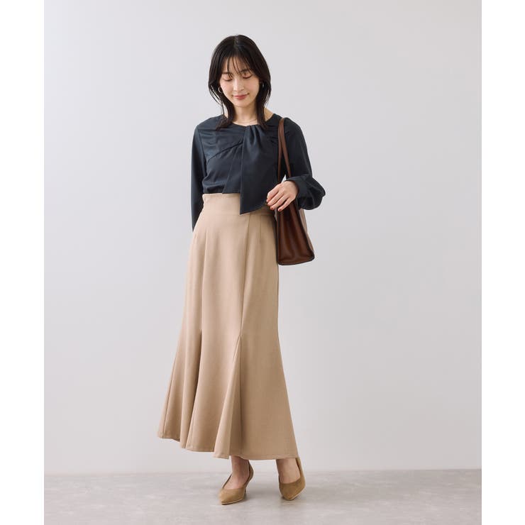 美easyウーリッシュマーメイドスカート/セットアップ対応・イージーケア | VIS  | 詳細画像4 