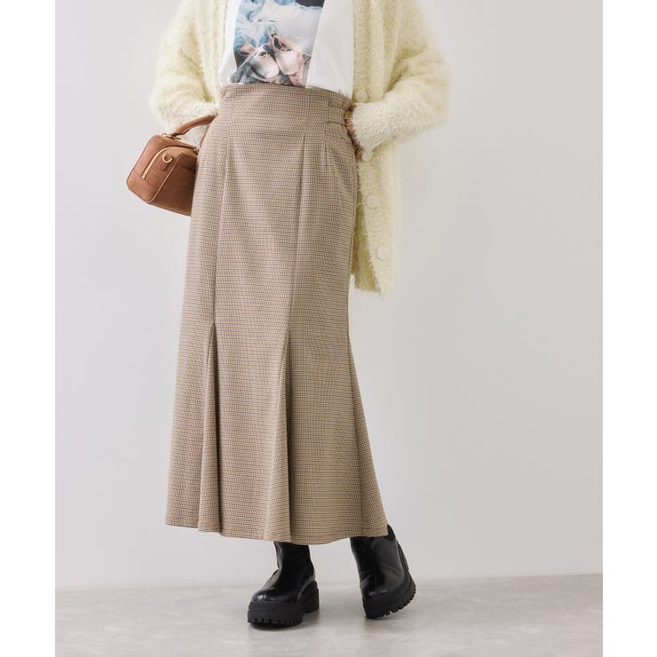 ベージュ系(29) | 美easyウーリッシュマーメイドスカート/セットアップ対応・イージーケア | VIS 